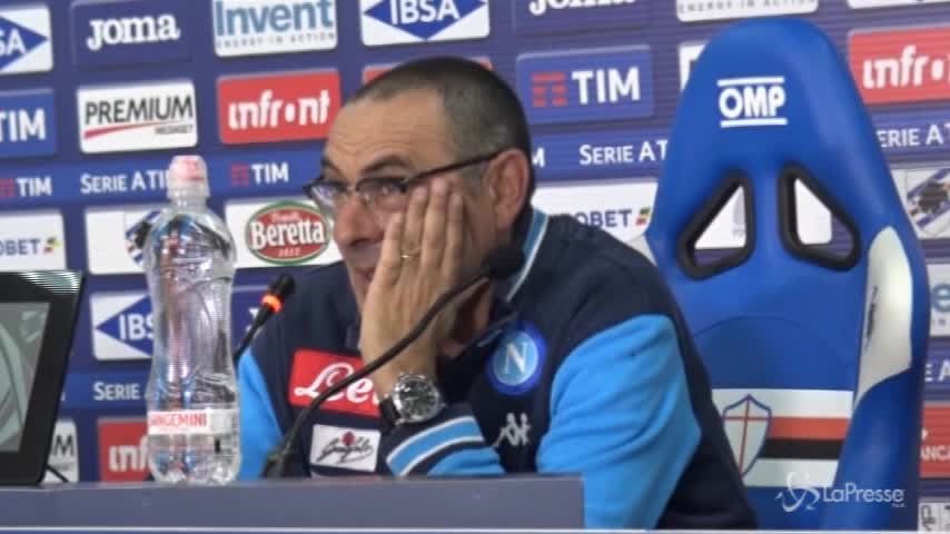 Samp-Napoli, Sarri: “Cosa si poteva fare di più? Andare a letto prima a Firenze”