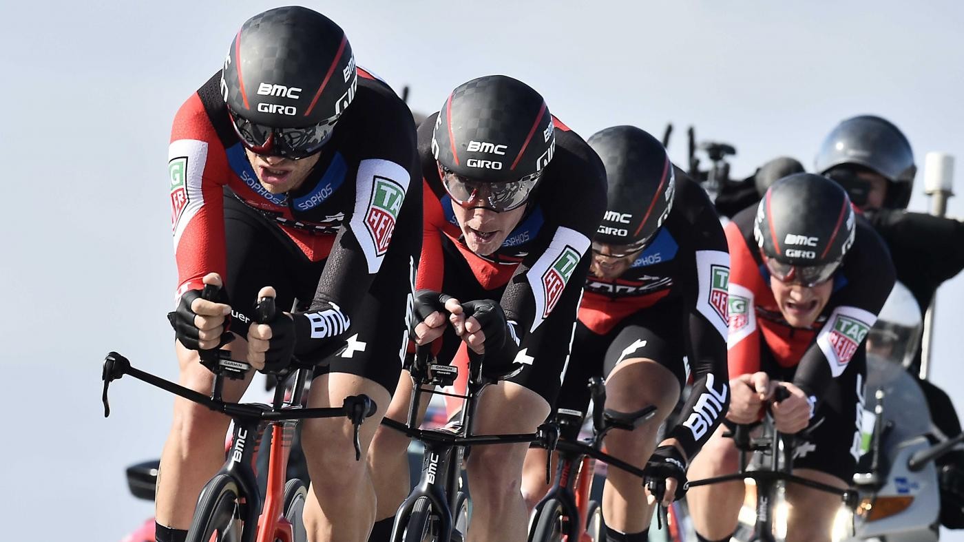 Ciclismo, Tirreno-Adriatico: crono a squadre a Bmc, Caruso leader