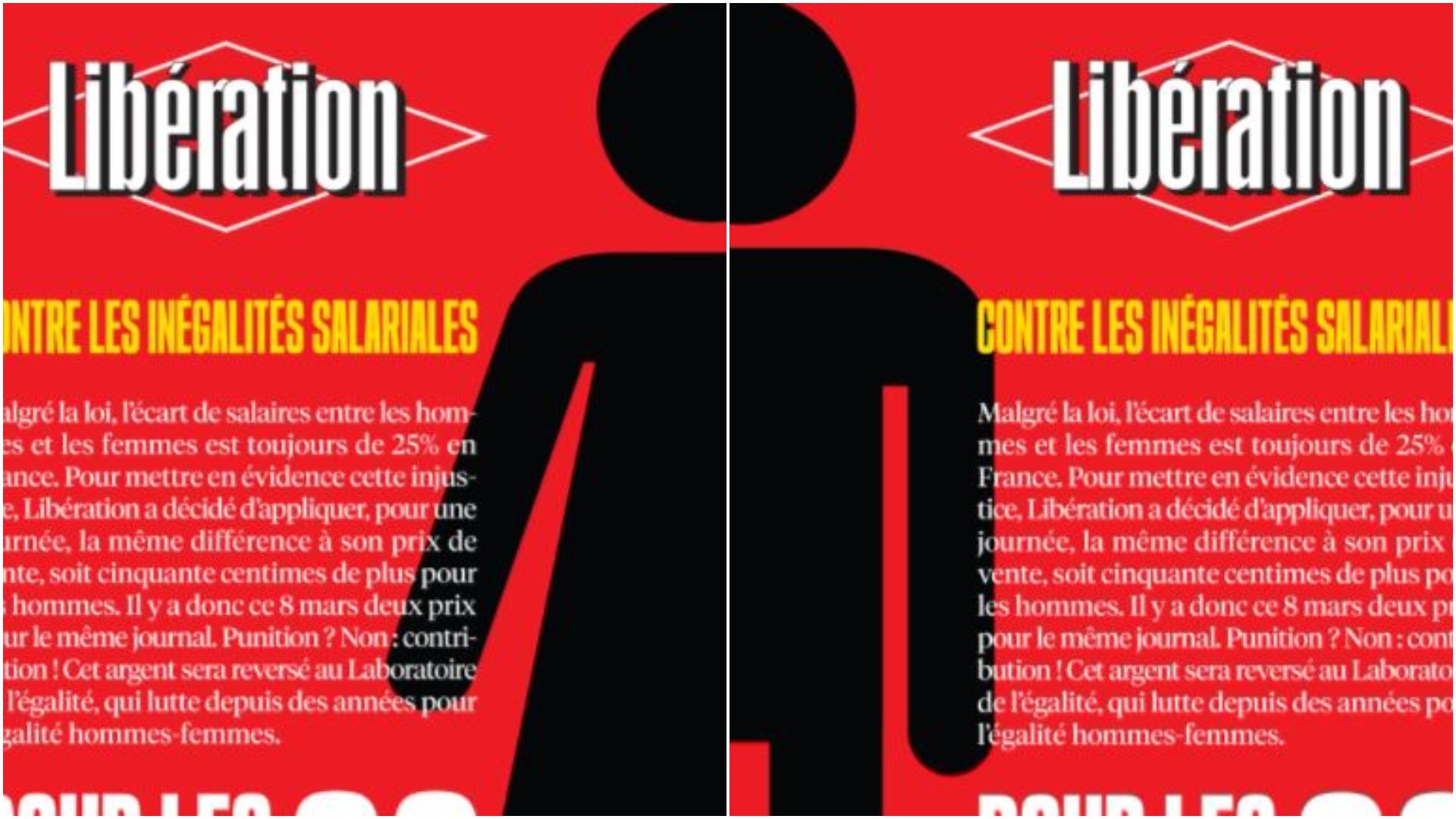 8 marzo, contro il gender gap Libération più caro per gli uomini