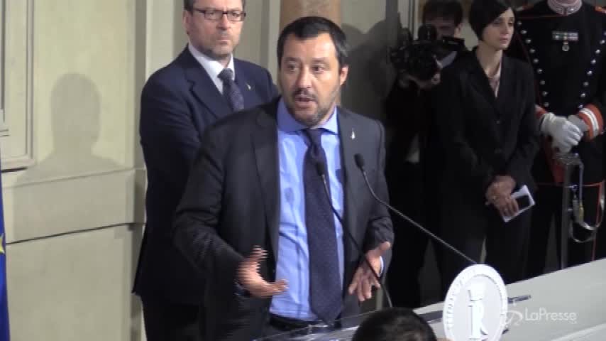 Salvini: “Il governo parte se può fare le cose”