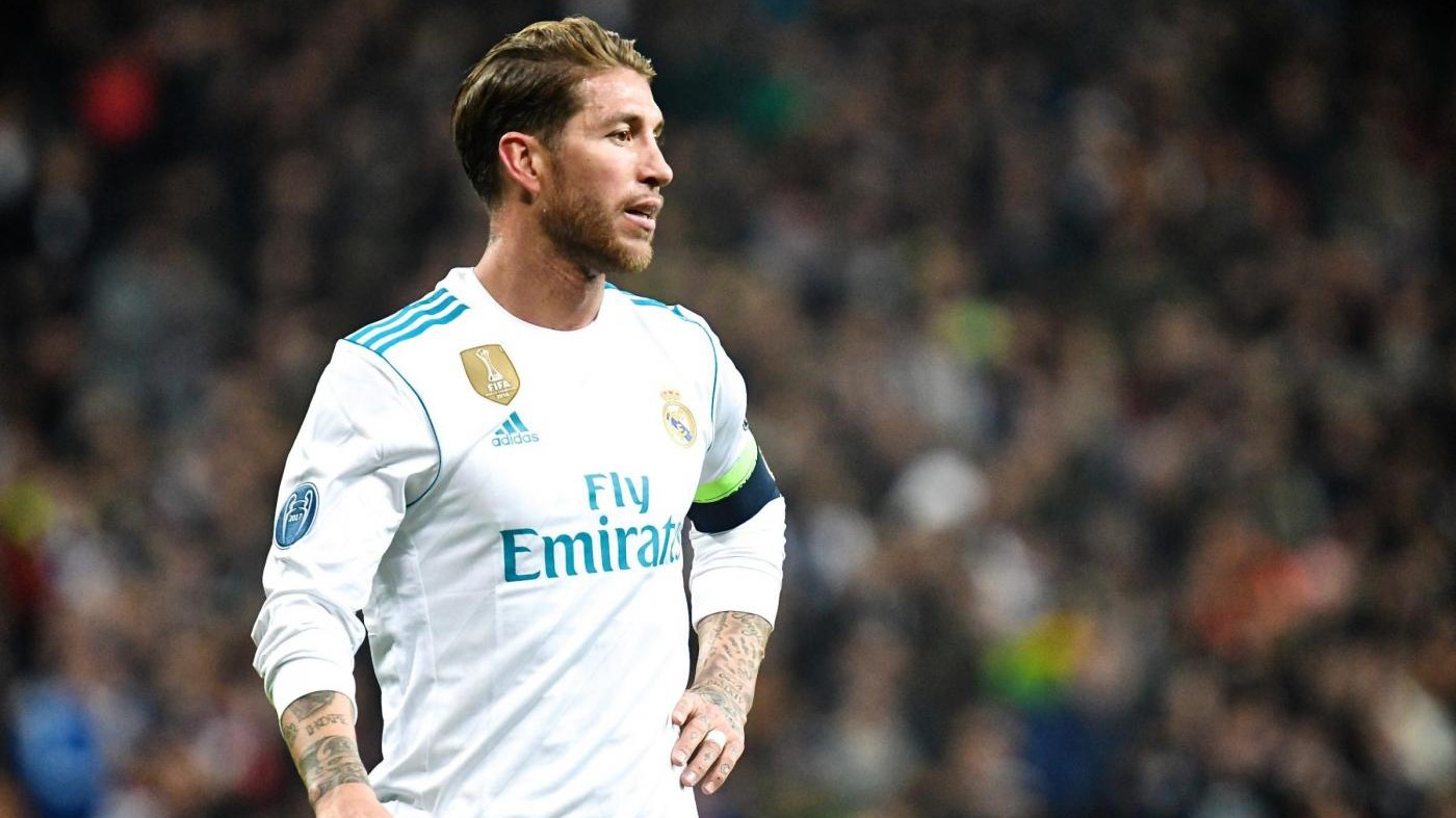 Eibar-Real Madrid, Ramos va in bagno: squadra in 10 per 5 minuti