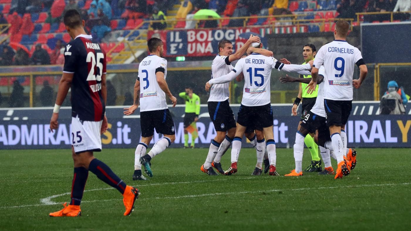 Serie A, l’Atalanta espugna il Dall’Ara: De Roon beffa il Bologna