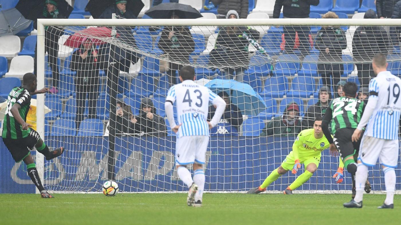 Serie A, fra Sassuolo e Spal vince la paura: 1-1 al Mapei Stadium
