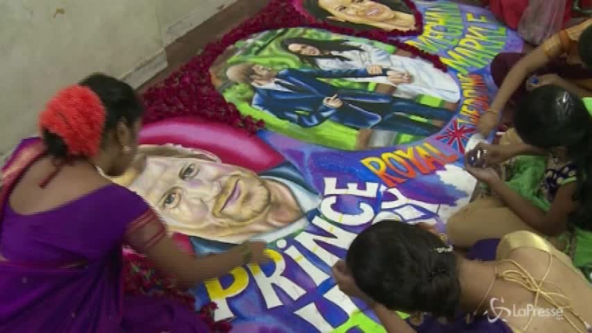 Royal wedding a colori: i disegni di un istituto d’arte indiano