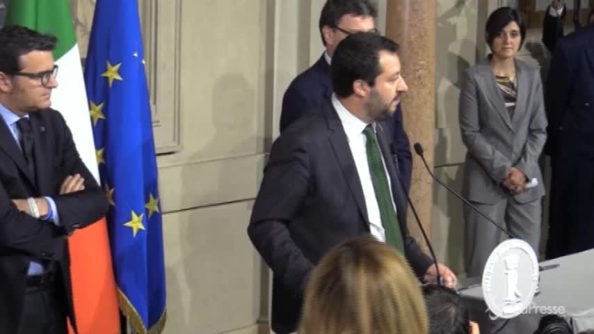 Salvini al Colle: “Conte non è un premier politico? Tutti sono politici”