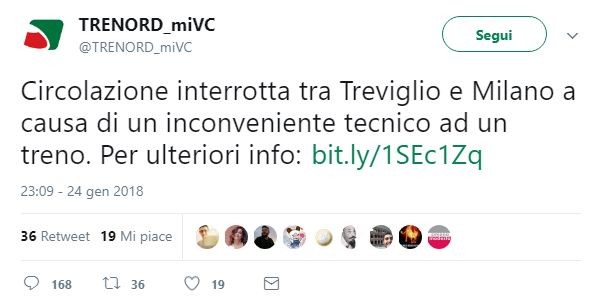 Treno deragliato, rabbia social contro Trenord: “Scandaloso definirlo ‘inconveniente'”