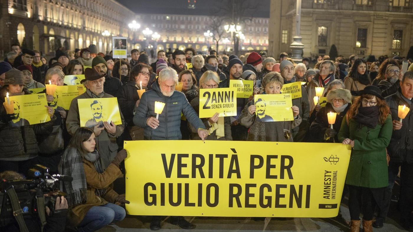 Regeni, Amnesty in piazza a 2 anni da omicidio. Gentiloni: “Impegno per la verità”