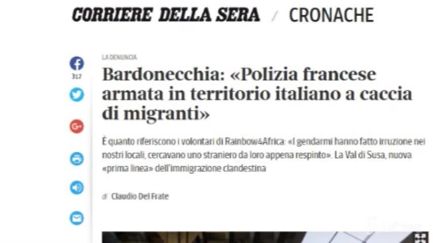 Migranti, irruzione polizia francese a Bardonecchia