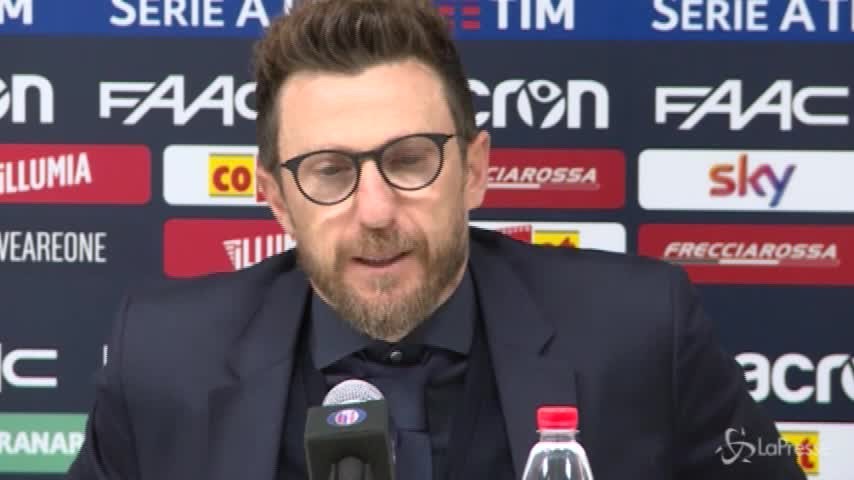 Di Francesco: “Infortunio Nainggolan? Difficile il recupero per la Champions”