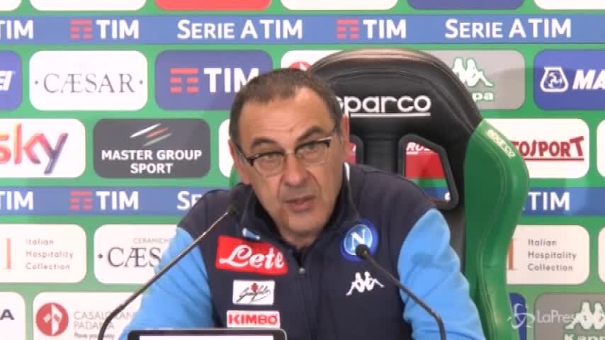 Sarri: “Scudetto? Vogliamo fare il nostro record di punti”