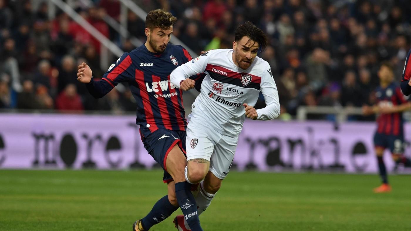 Serie A, Cigarini replica a Trotta, Crotone-Cagliari 1-1