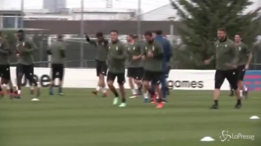 Juve al lavoro in vista della sfida col Real