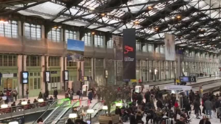 Sciopero trasporti, caos in Francia