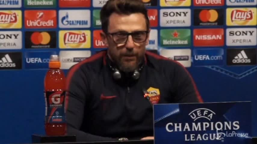 Barcellona-Roma, Di Francesco: “Serve atteggiamento positivo e propositivo”