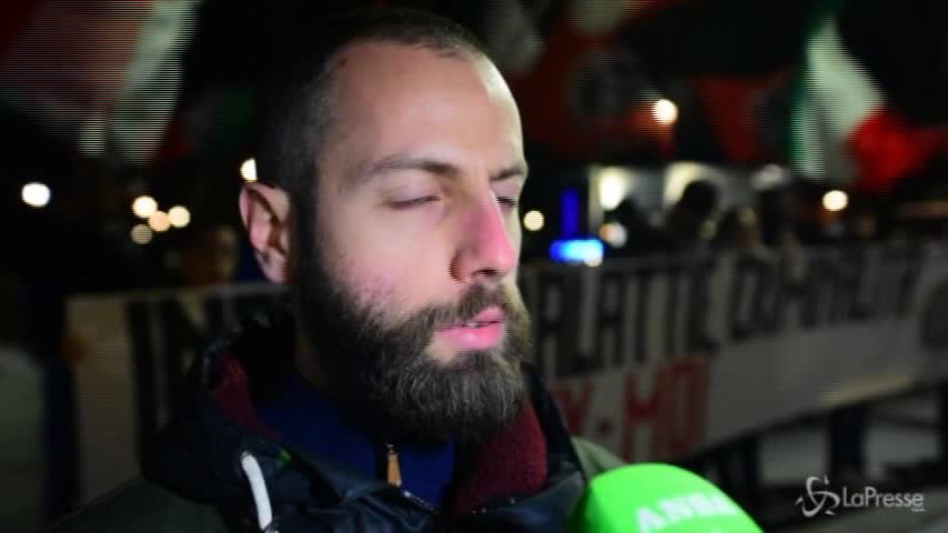 Torino, presidio CasaPound contro occupanti dell’ Ex Moi