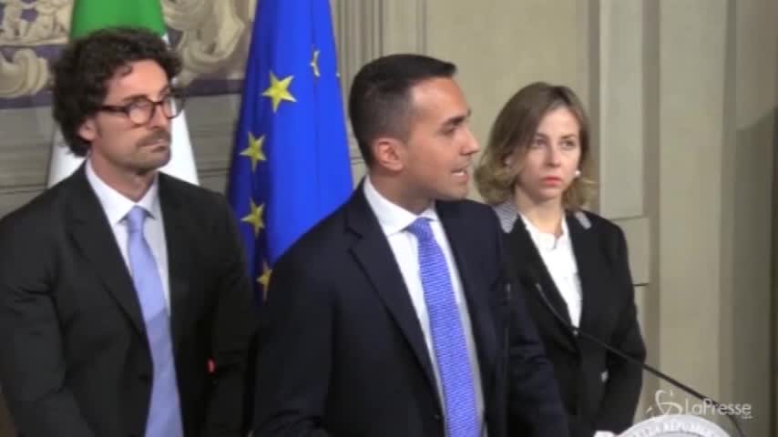 Consultazioni, Di Maio: “Non riconosco coalizione di centrodestra mi rivolgo a Lega e Pd”