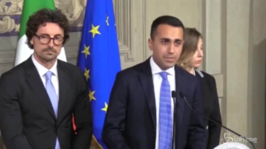 Di Maio, contratto alla tedesca con Lega o Pd