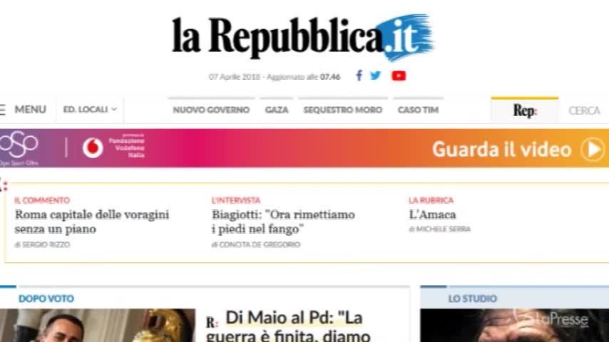 Di Maio apre al Pd: “Nessun veto a Renzi”