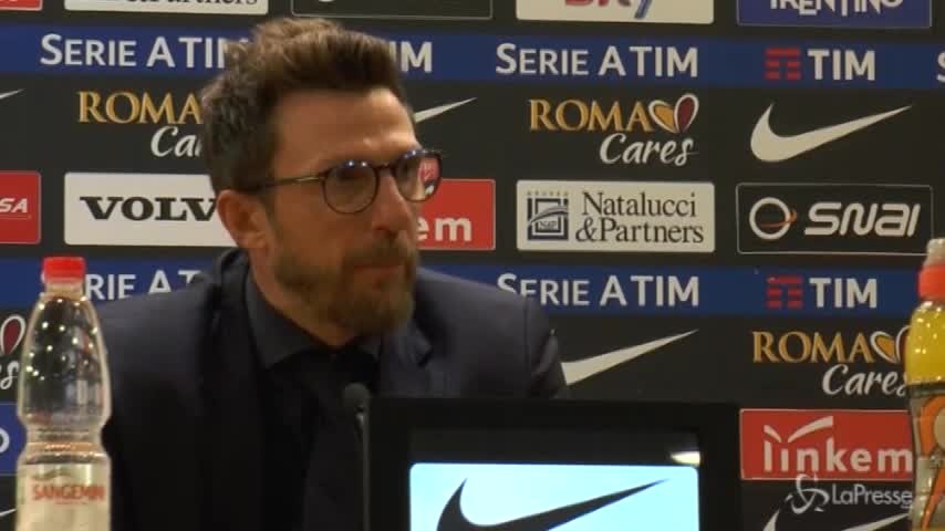 Roma, Di Francesco: “Match negativo solo per il risultato”