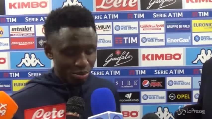 Napoli-Chievo, Diawara: “Spero sia il primo di tanti gol”