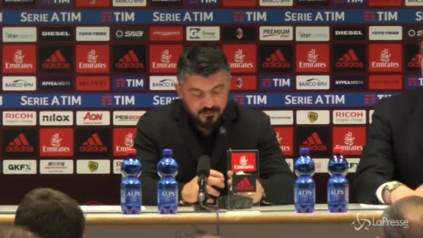 Milan-Sassuolo 1-1, Gattuso: “Occasione persa, siamo stanchi ma non è un’alibi”