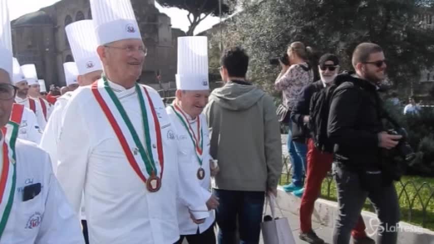 50 anni di Federcuochi, gli chef invadono Roma