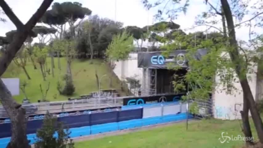 Formula E, Roma è pronta per la gara. Stop alle auto