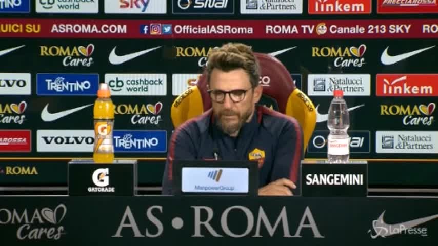 Di Francesco: “Derby che vale doppio”