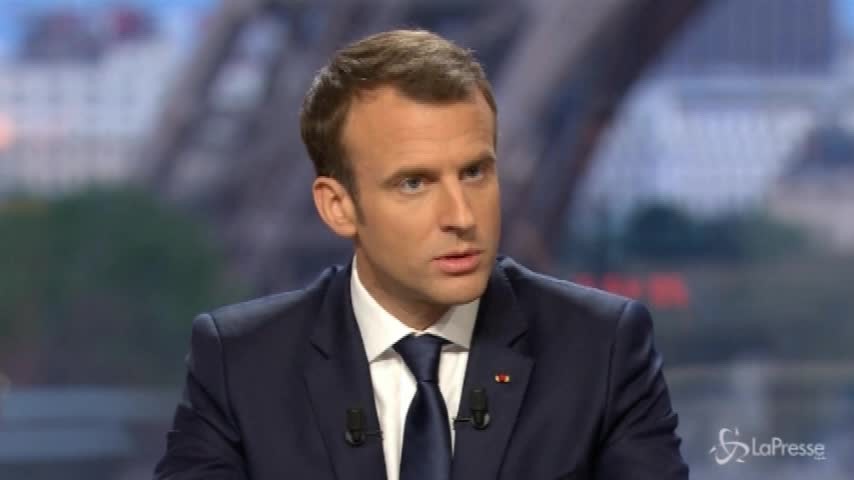 Siria, Macron: “Nostro intervento legittimo”