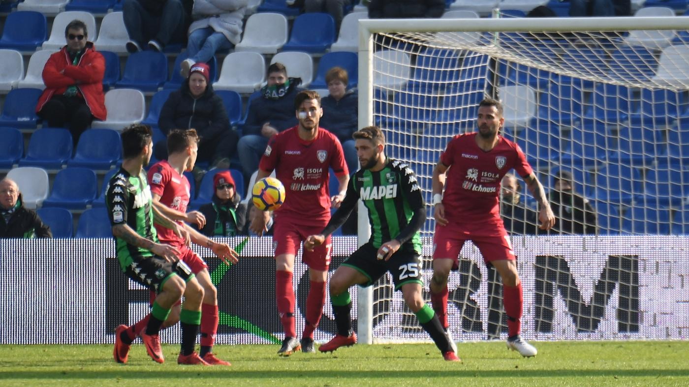 Serie A, Sassuolo e Cagliari senza emozioni: 0-0 e tutti contenti
