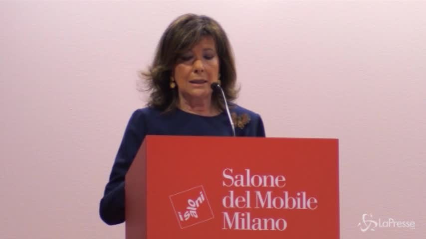 Casellati al Salone del Mobile: “Il coraggio di dialogare richiede lo sforzo di ascoltare tutti”