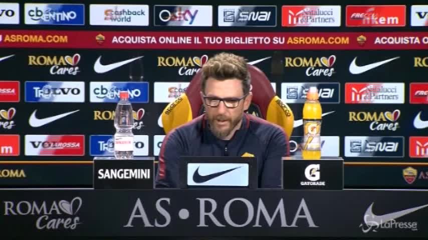 Roma, Di Francesco: “Pensiamo solo al Genoa”