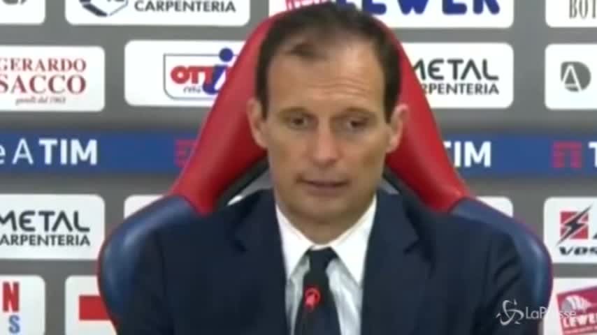 Juve, Allegri: “Un mese fa avrei firmato per +4 a scontro diretto”