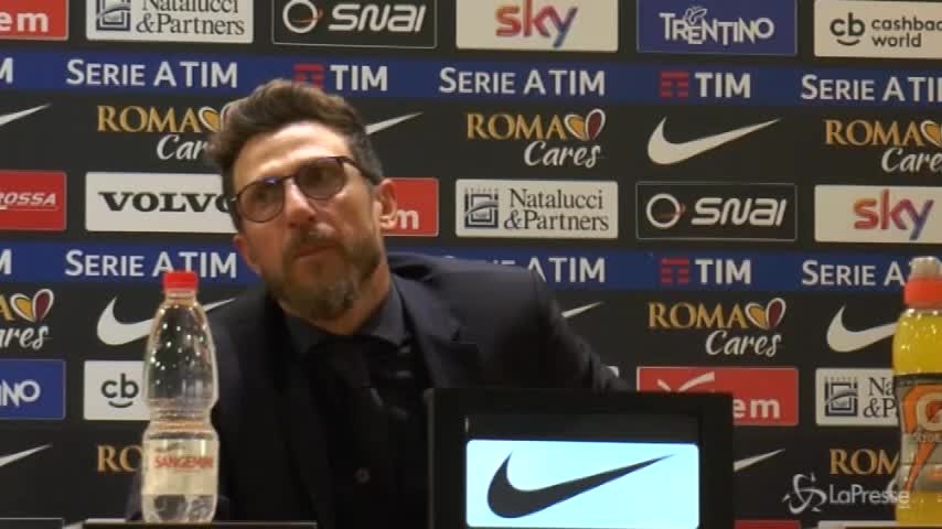 Roma, Di Francesco: “Fortunati per semifinale Champions, ma non sottovalutiamo campionato”