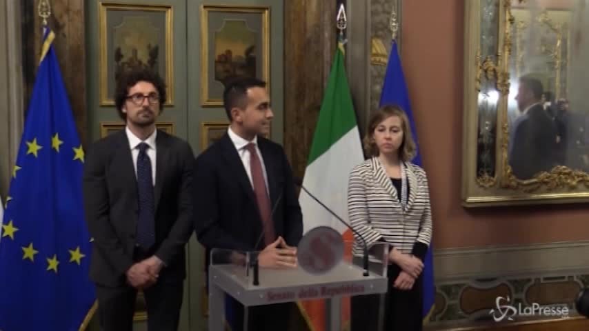 Di Maio: “Ok a Fi e FdI come appoggio esterno al governo”