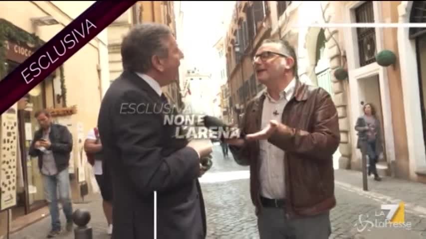 La7, video choc: l’ex ministro Landolfi mette ko giornalista