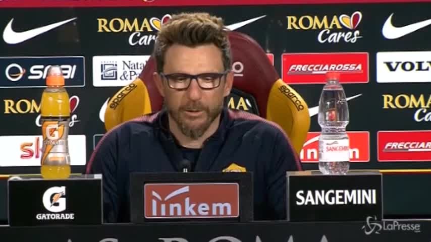 Roma, Di Francesco: “Con la Spal gara delicata, Perotti convocato, Kolarov no”