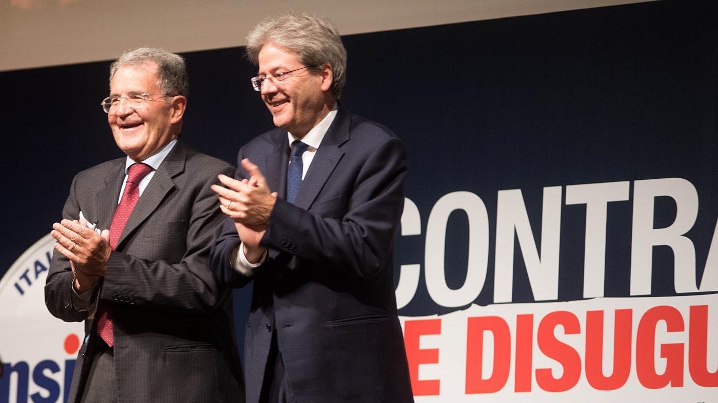 Elezioni, Romano Prodi: “Scelgo Insieme”. E ‘investe’ Paolo Gentiloni