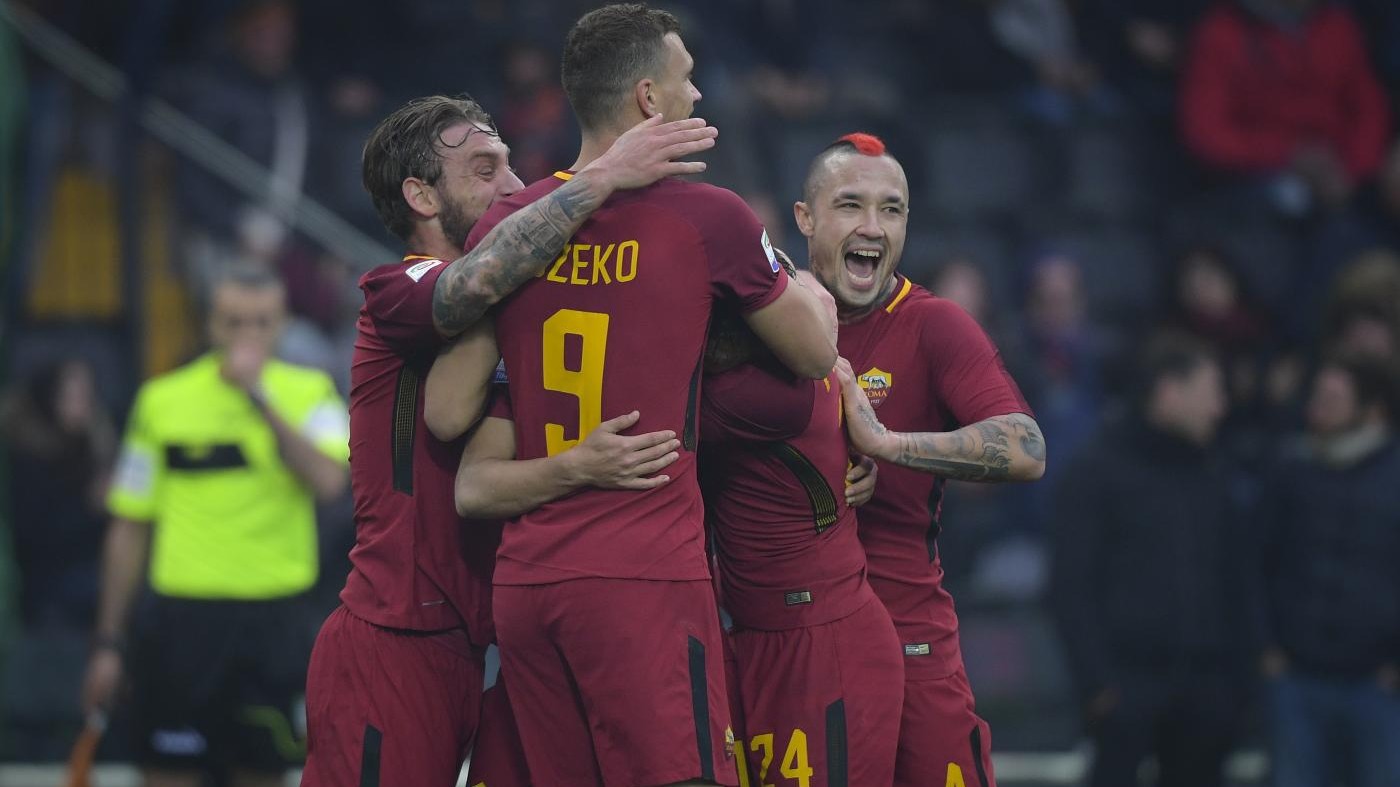 Serie A, Roma sbanca Udine con Under-Perotti: Di Francesco scavalca Inter
