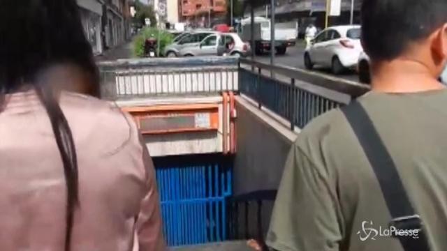 Roma, chiuse 3 stazioni della metro A a causa della pioggia
