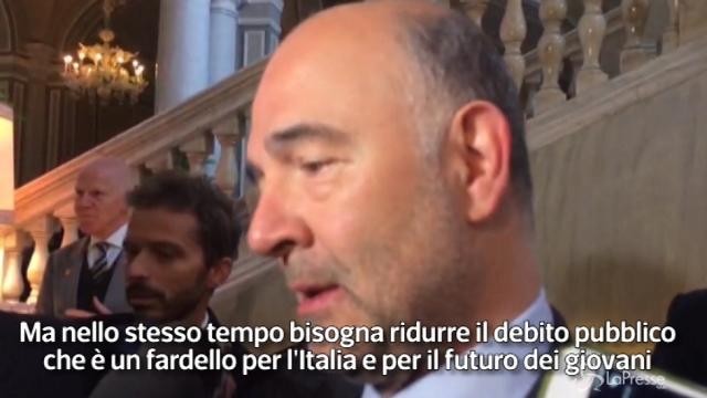 Moscovici: “Dialogo costruttivo ma l’Italia deve attraversare un sentiero sretto”