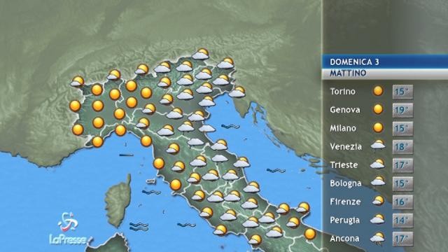 meteo 3 settembre