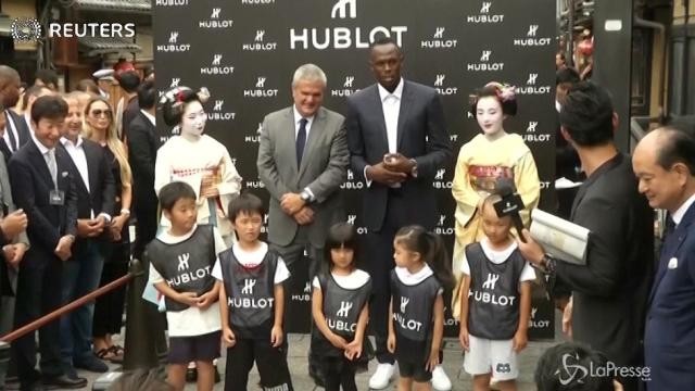 Kyoto, Usain Bolt ospite speciale alla 15 metri dei piccoli corridori