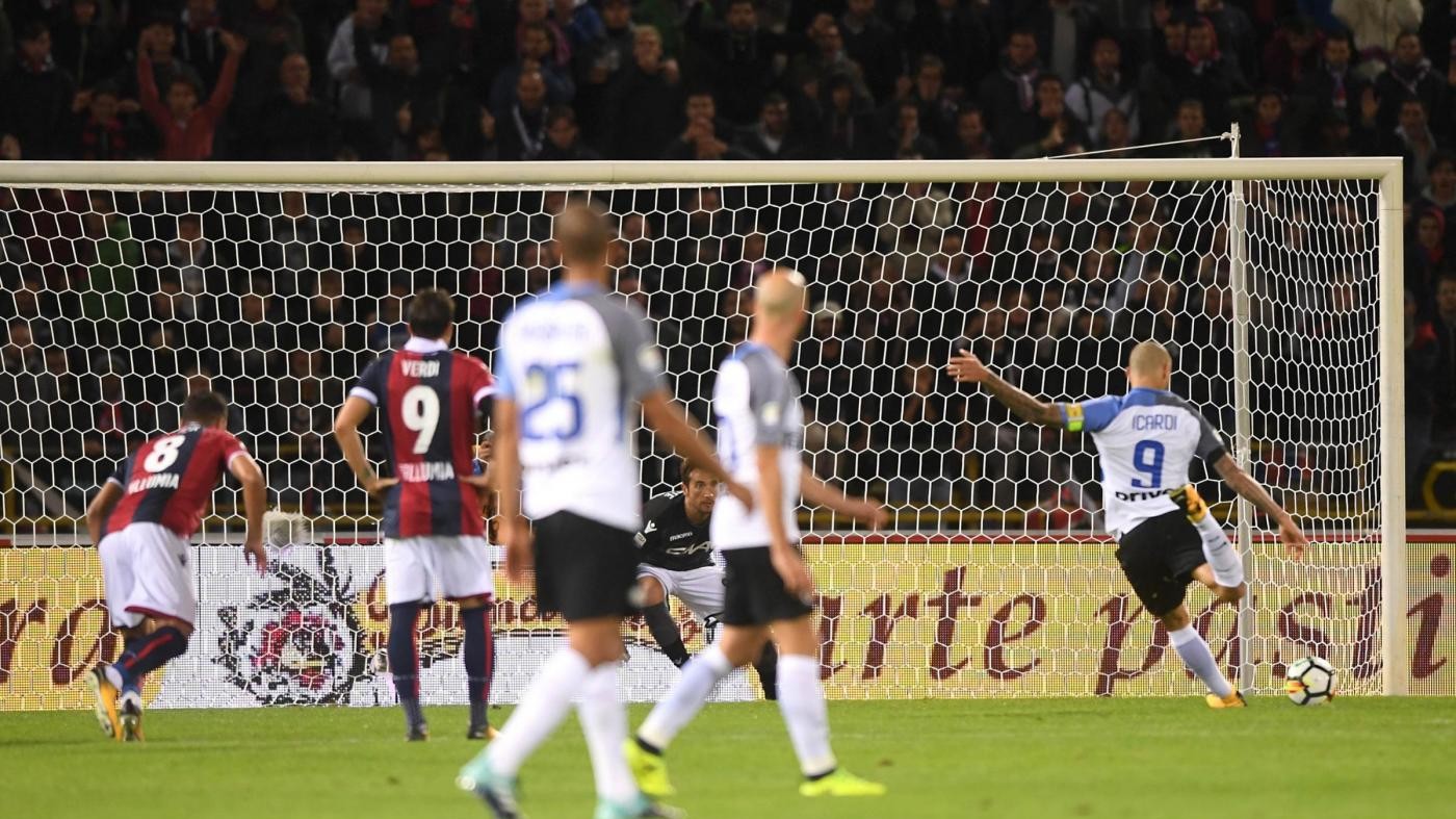 Serie A, Icardi replica a Verdi: Bologna-Inter 1-1 nell’anticipo