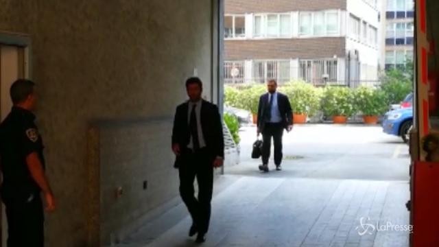 Lega Serie A, l’arrivo all’assemblea di Andrea Agnelli