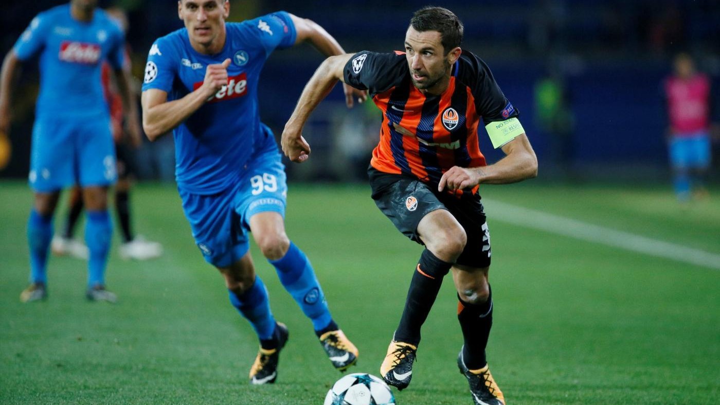 Srna (Shakhtar Donetsk) positivo dopo la partita col Napoli