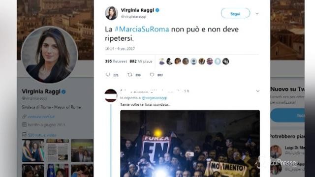 Raggi: “La marcia su Roma non si deve ripetere”