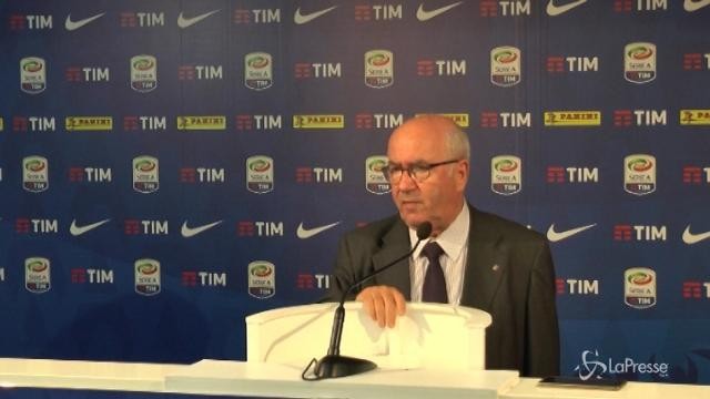 Lega serie A, Tavecchio: “Rivisti i criteri della distribuzione dei diritti tv”