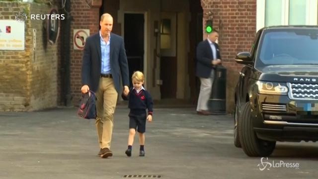 Primo giorno di scuola per il principino George