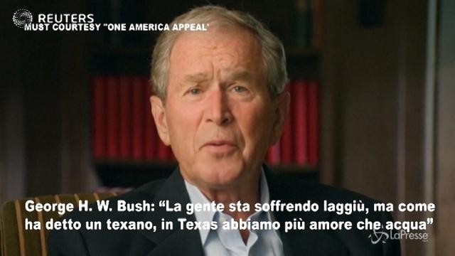 I presidenti USA per aiutare la popolazione colpita dagli uragani